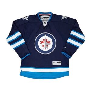 ⭐️ (2011) Reebok ($130) Premier Winnipeg Jets Home Jersey - PTP 22
